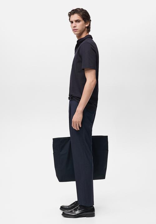 MANGO - Poloshirt taga - navy blue