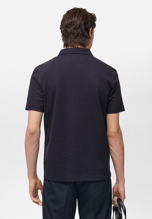 MANGO - Poloshirt taga - navy blue