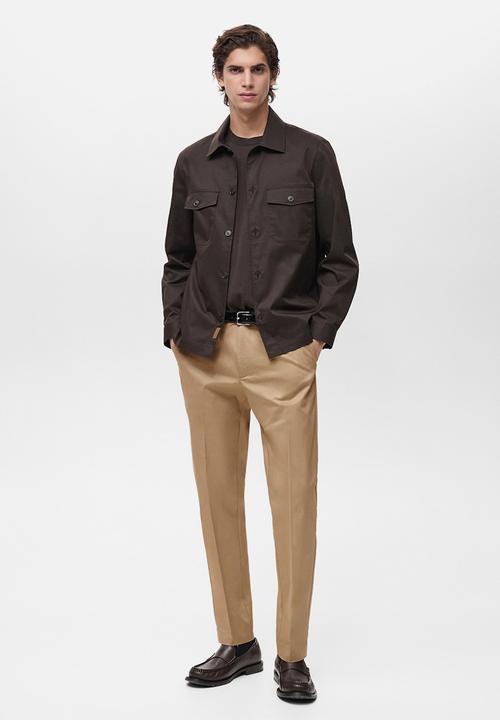 MANGO - Trousers dublino - camel