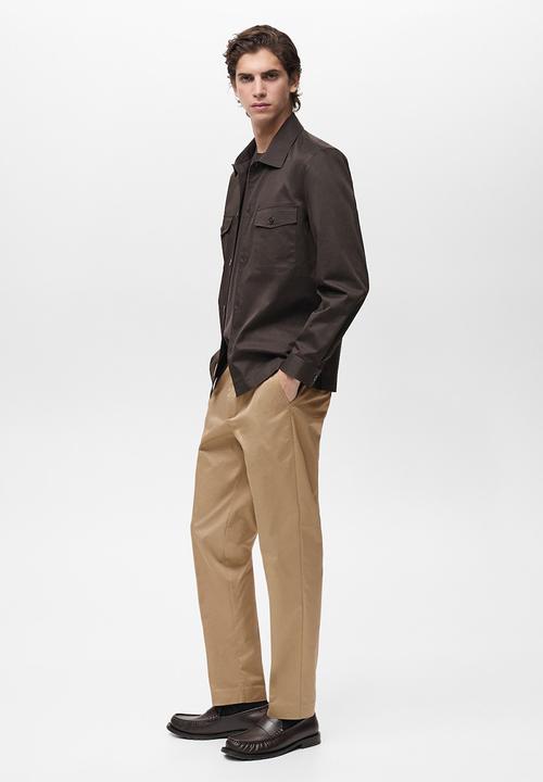 MANGO - Trousers dublino - camel
