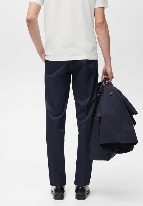 MANGO - Trousers dublino - navy blue 