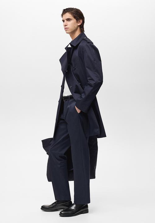 MANGO - Trousers dublino - navy blue 
