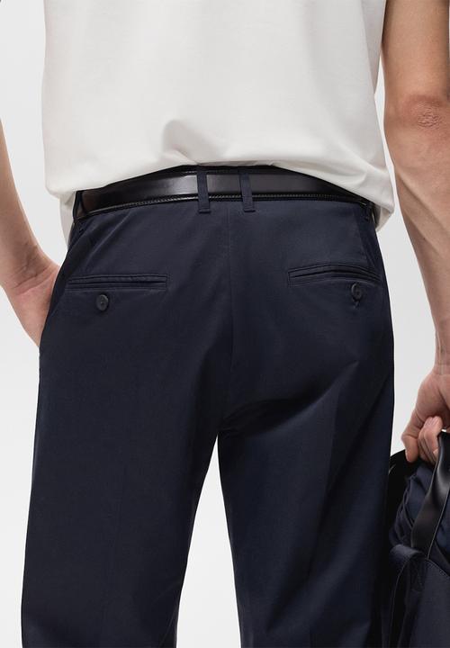 MANGO - Trousers dublino - navy blue 