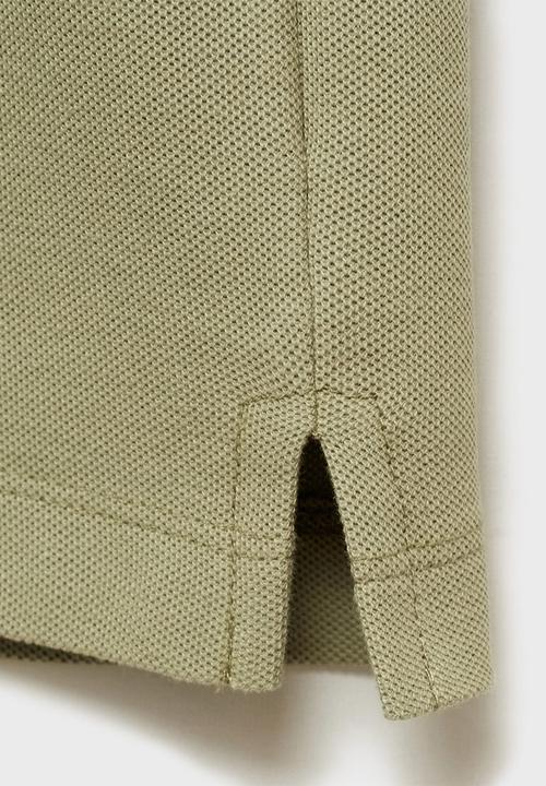 MANGO - Poloshirt rea - khaki