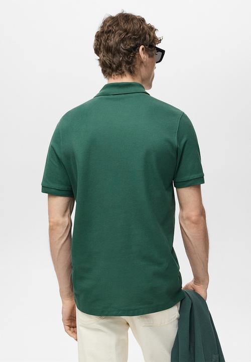 MANGO - Poloshirt rea - dark green
