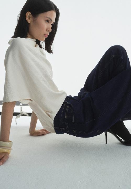 MANGO - Jeans Cecilia - Open Blue