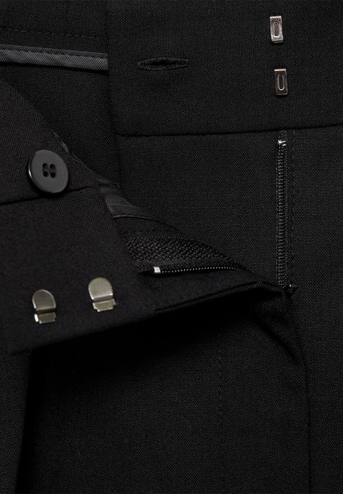 MANGO - Trousers Gabi - Black