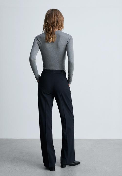 MANGO - Trousers Bergen - Navy
