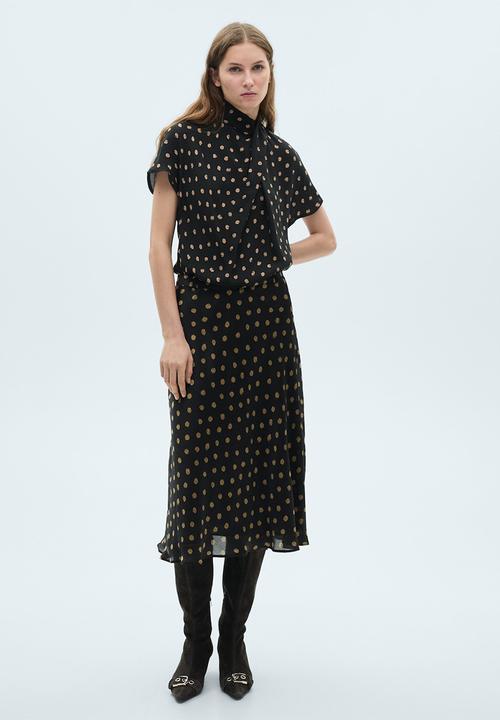 MANGO - Skirt Tody - Black