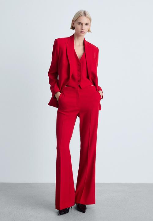 MANGO - Trousers Iguana - Red