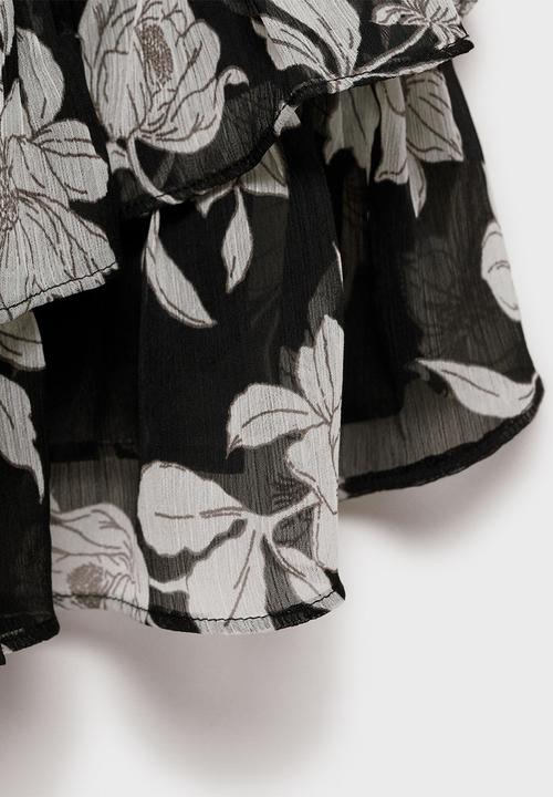 MANGO - Dress Swan - Black