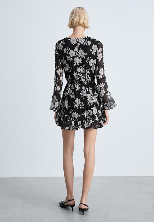 MANGO - Dress Swan - Black