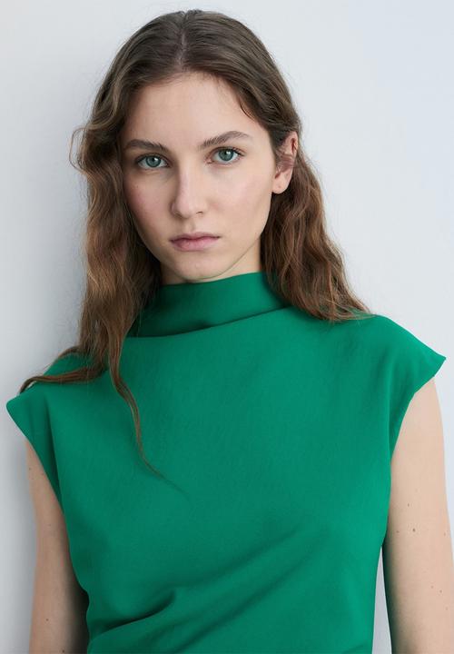 MANGO - Dress Caroline - Green