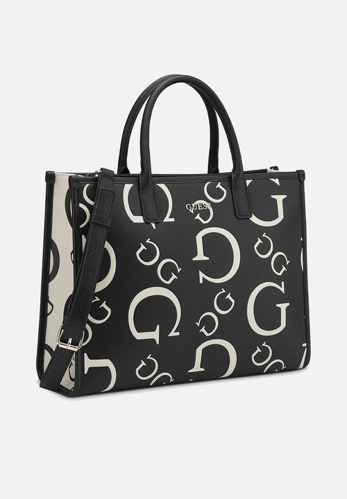 GUESS - Spring falls carryall tote bag - black multi
