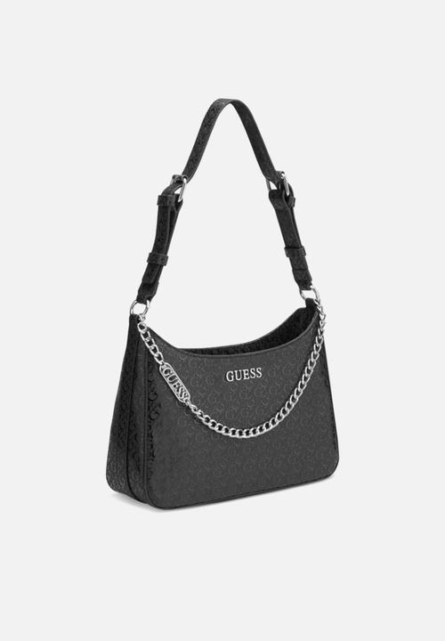 GUESS - Tana top zip shoulder bag - black