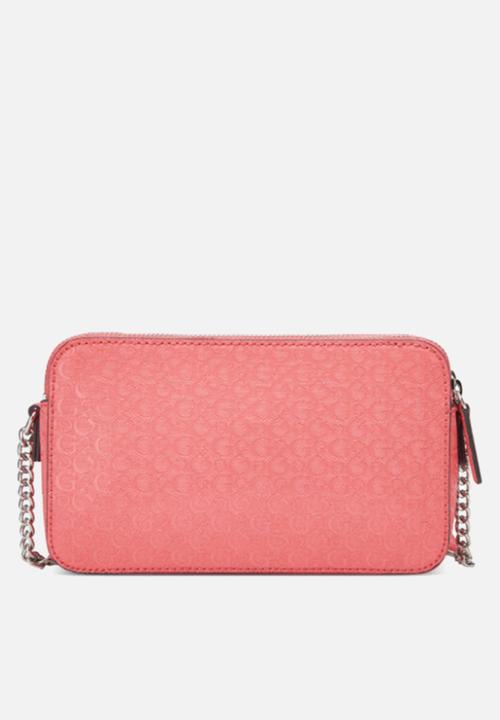 GUESS - Tidewood mini compartment crsby - watermelon