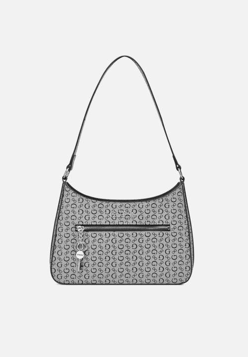 GUESS - Tana top zip shoulder bag  - black