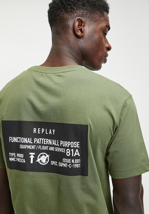 Replay - Tshirt - Army