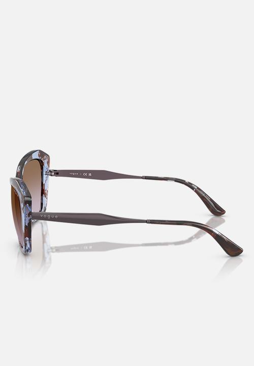 Vogue Eyewear - Vogue Irregular - Blue Havana-Blue