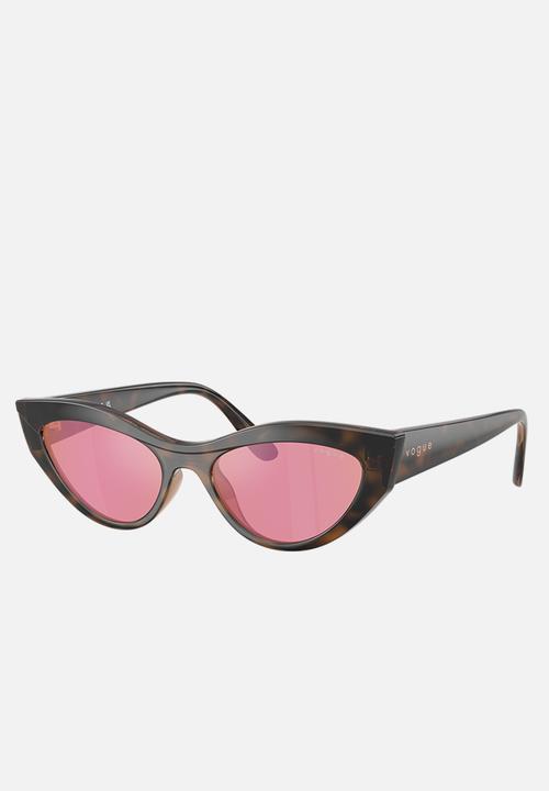 Vogue Eyewear - Vogue Cat Eye - Top Havana/Light Brown-Brown