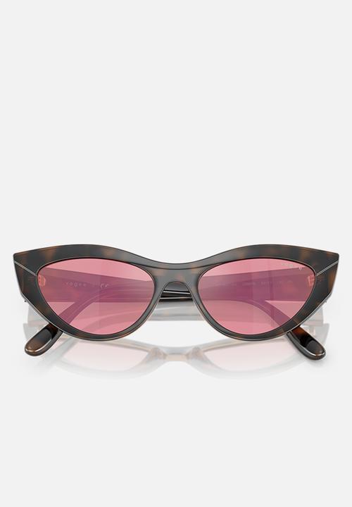 Vogue Eyewear - Vogue Cat Eye - Top Havana/Light Brown-Brown