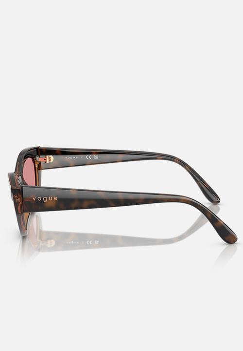 Vogue Eyewear - Vogue Cat Eye - Top Havana/Light Brown-Brown