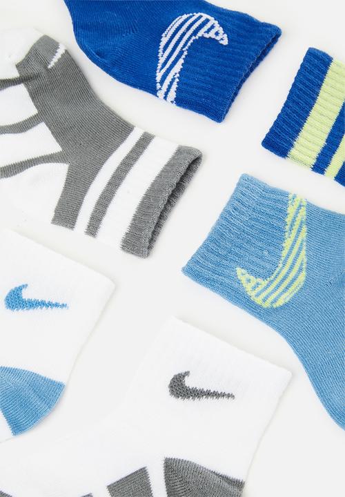 Nike - Nike 6 pack quarter sock - multi