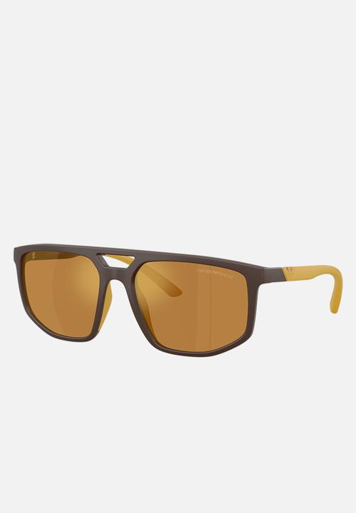 Emporio Armani - EA - Matte Brown-Brown