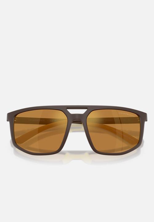 Emporio Armani - EA - Matte Brown-Brown