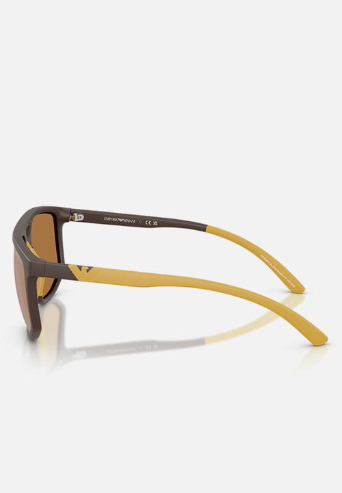 Emporio Armani - EA - Matte Brown-Brown