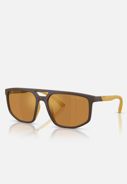 Emporio Armani - EA - Matte Brown-Brown