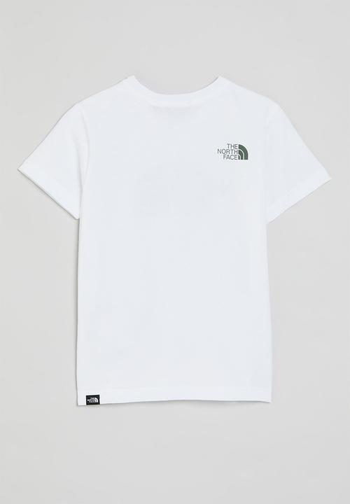 The North Face - B S/S Easy Tee-Tnf White-Duck Green