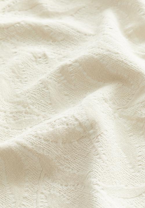 H&M - Jacquard-weave tablecloth - light beige