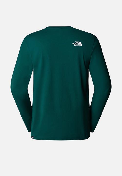 The North Face - Long sleeve simple dome tee - deep nori