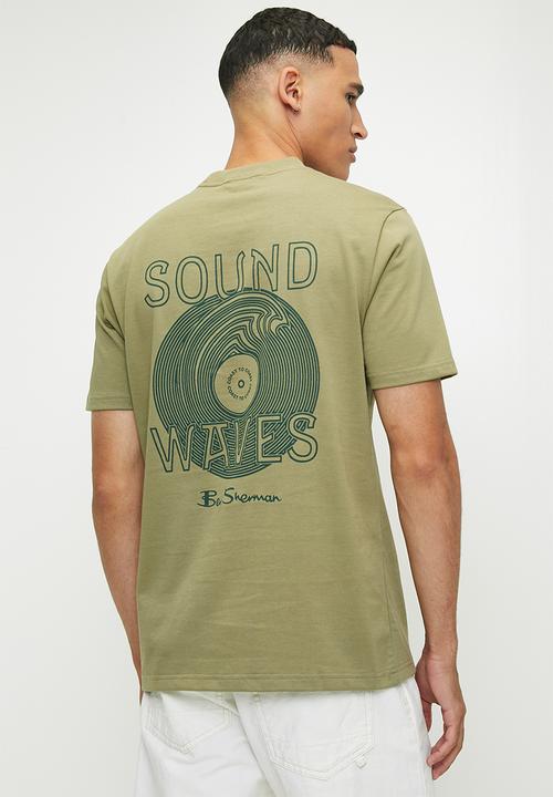 Ben Sherman - Ocean Records Oversize Tee - Olive Night