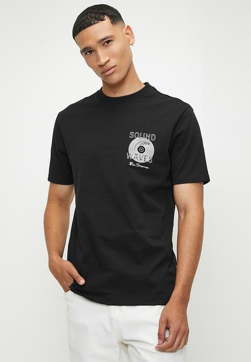 Ben Sherman - Ocean Records Oversize Tee - Black