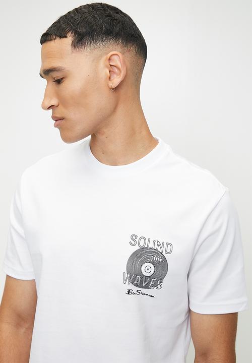 Ben Sherman - Ocean Records Oversize Tee - White
