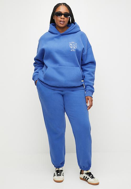 Cotton On - Plus Plush Essential Gym Sweatpant - Dazzling Blue