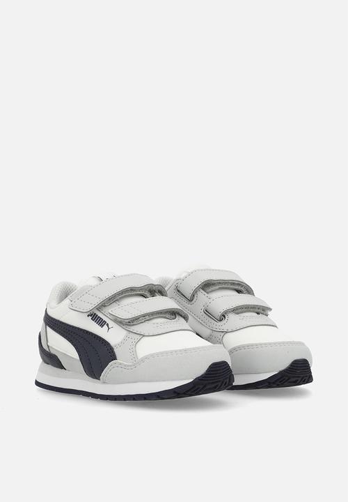PUMA - ST Runner v4 NL V Inf- Puma White-New Navy-Cool Light Gray