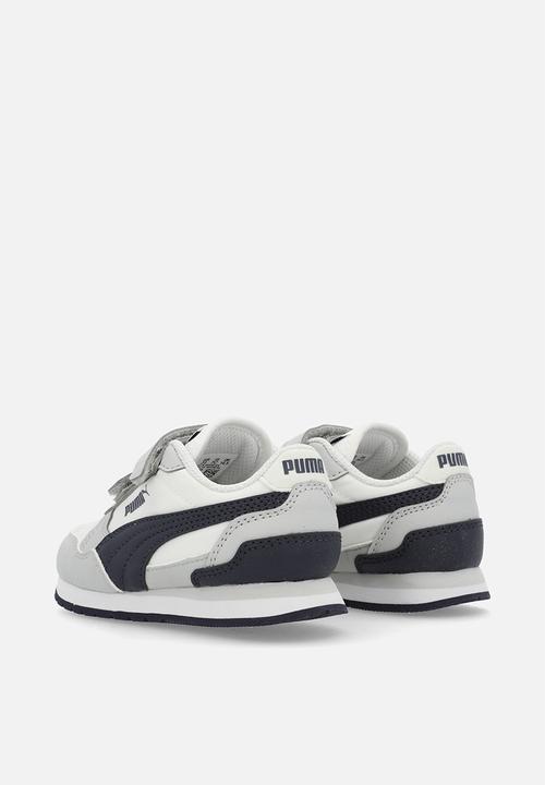 PUMA - ST Runner v4 NL V Inf- Puma White-New Navy-Cool Light Gray