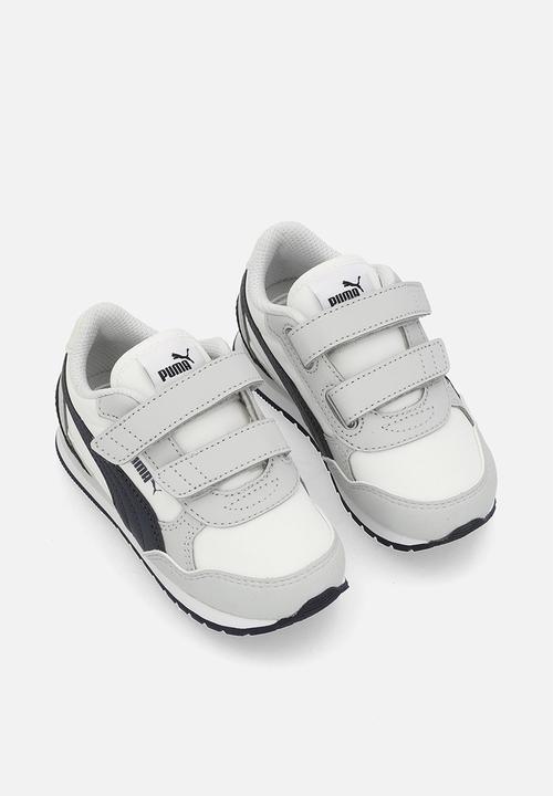 PUMA - ST Runner v4 NL V Inf- Puma White-New Navy-Cool Light Gray