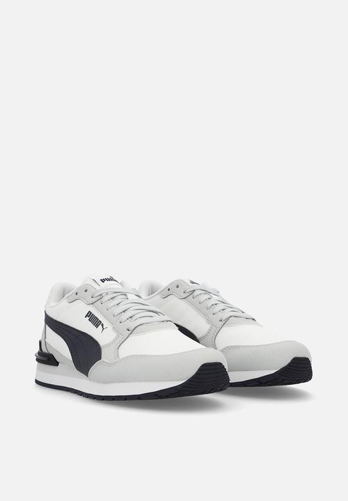 PUMA - ST Runner v4 NL Jr - Puma White-New Navy-Cool Light Gray