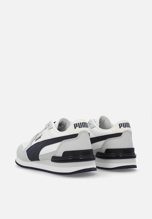PUMA - ST Runner v4 NL Jr - Puma White-New Navy-Cool Light Gray