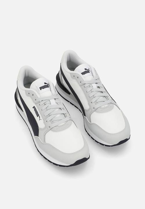 PUMA - ST Runner v4 NL Jr - Puma White-New Navy-Cool Light Gray