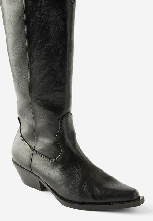 Cotton On - Dylan boot - black distressed
