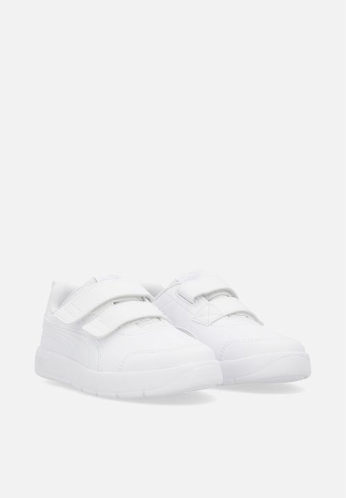 PUMA - Courtflex v3 v ps - puma white/silver mist