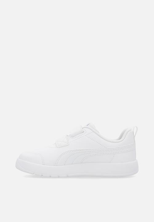 PUMA - Courtflex v3 v ps - puma white/silver mist