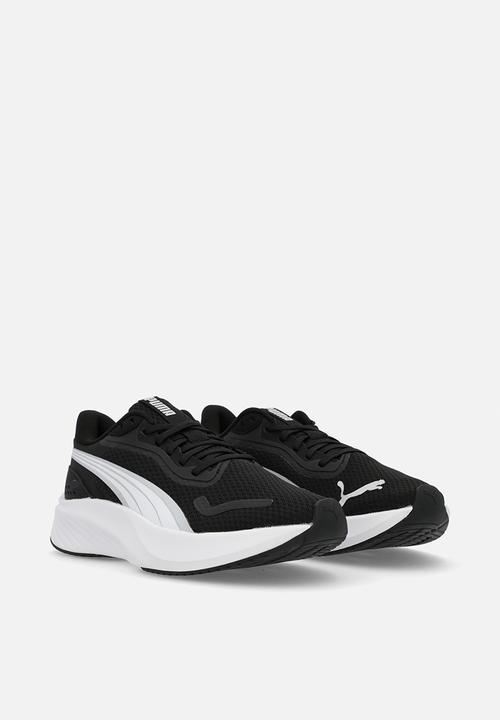 PUMA - Pounce Lite Jr - Puma Black-Puma White-Puma Silver