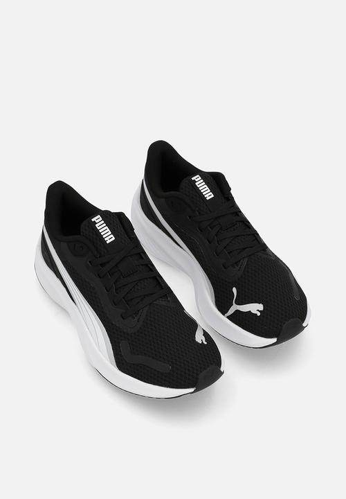 PUMA - Pounce Lite Jr - Puma Black-Puma White-Puma Silver