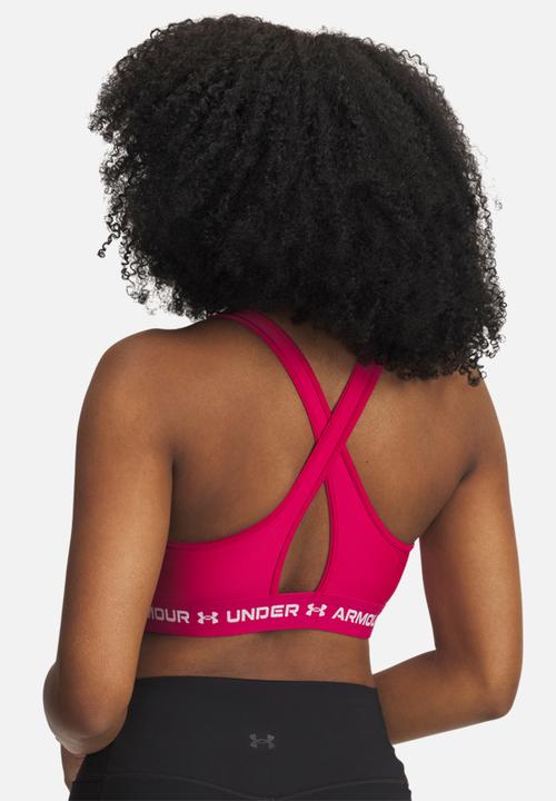 Under Armour - Crossback Mid Bra - pink